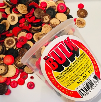 Glass Beads 470 ml Multicolors 1 Jar