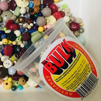 Glass Beads 470 ml Multicolors 1 Jar