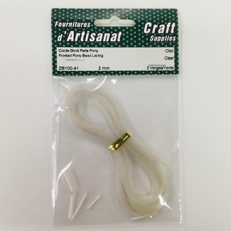 lacing frosted pony bead ugarit yards mm packing